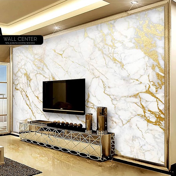 marble sheet behind the tv
