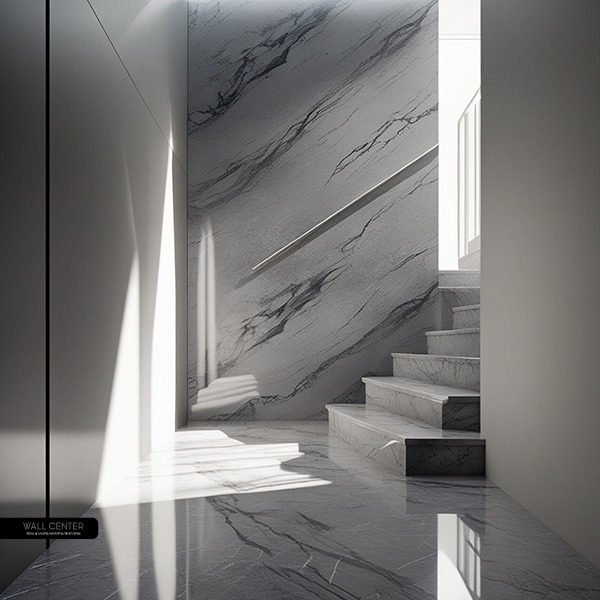 marble sheet on stairs