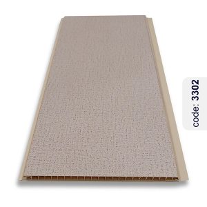 نمای اجرا شده دیوارپوش PVC روکشدار با طرح چوب، ضد آب، قابل شستشو و مناسب دکوراسیون داخلی