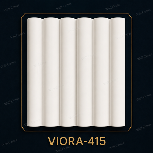 دیوارپوش ویورا VIORA رنگ سفید با بافت دکوراتیو